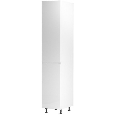 Virtuvės spinta ASP2-BP D40SP-L (kairinė) (Blizgus baltas + Baltas) V